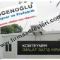 Konteyner üretimi konusunda lider marka Erişgenoğlu Konteyner