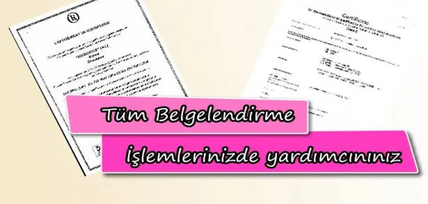 Tüm Belgelendirme İşlemlerinizde Yardımcınız : Özkan Danışmanlık